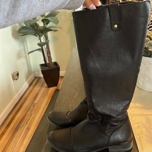Black rider boots